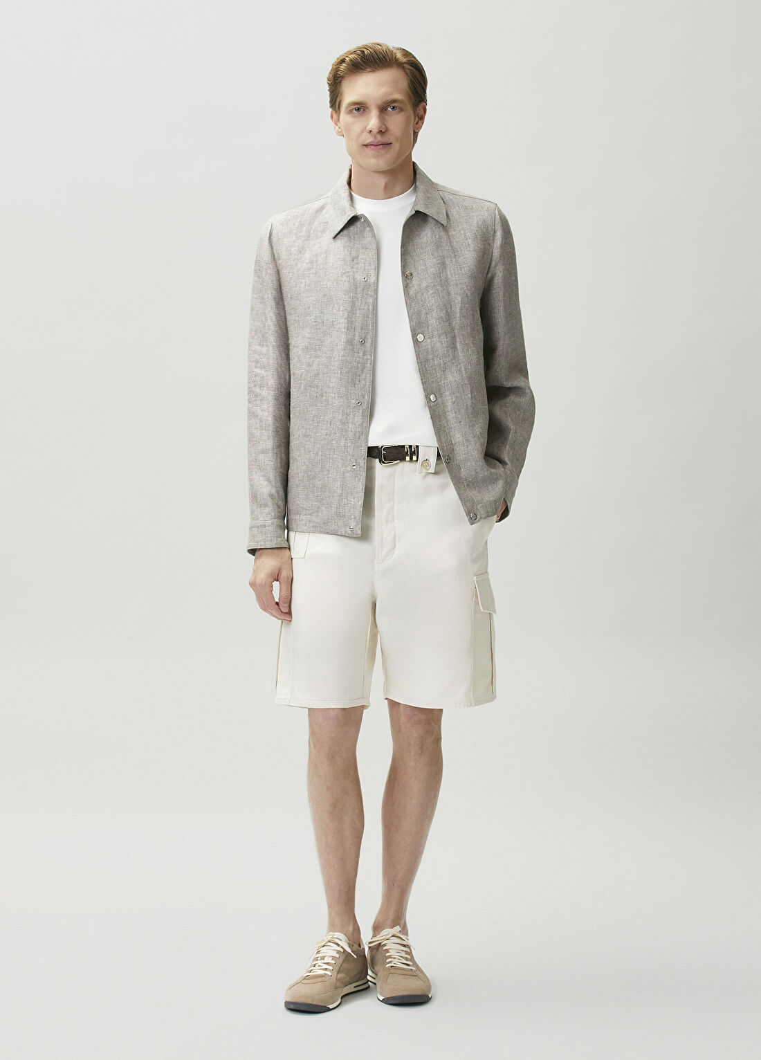 Brunello Cucinelli Gri Ceket görsel 2