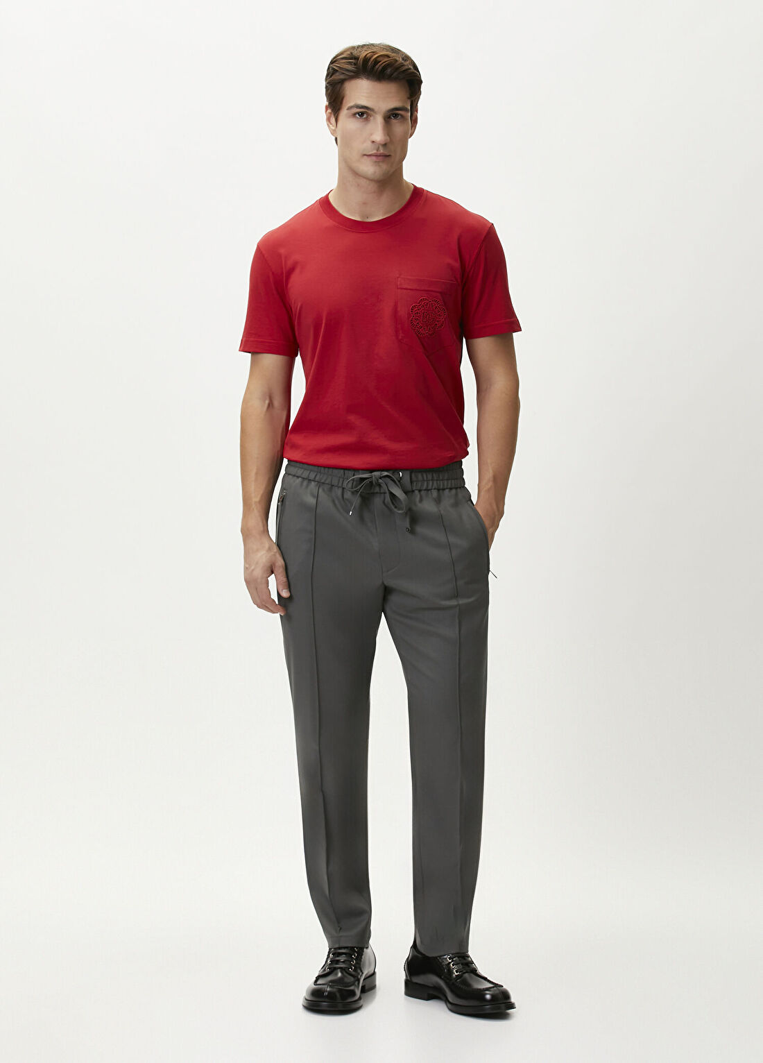 Dolce&Gabbana Gri Yün Pantolon