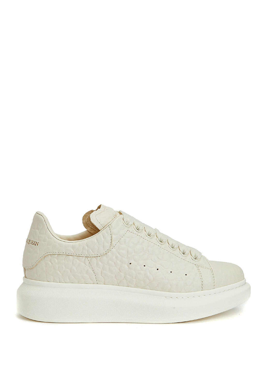 McQueen Oversized Krem Kadın Deri Sneaker