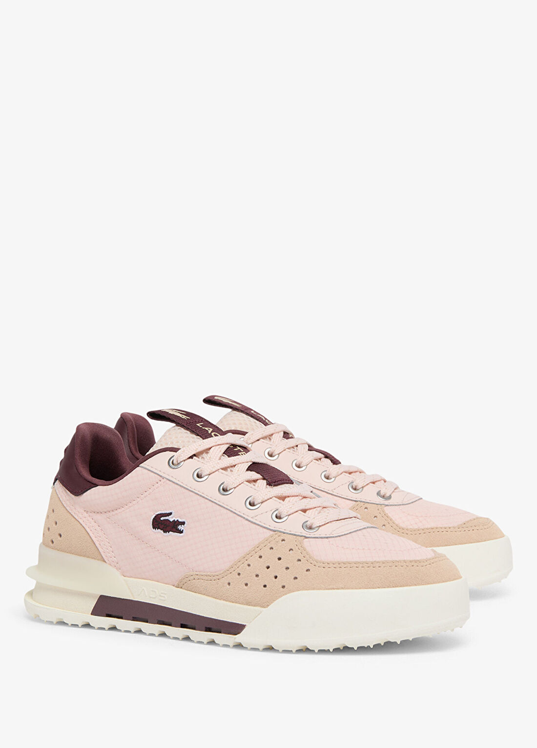 Lacoste Slam Break Pembe Deri Süet Kadın Sneaker görsel 2