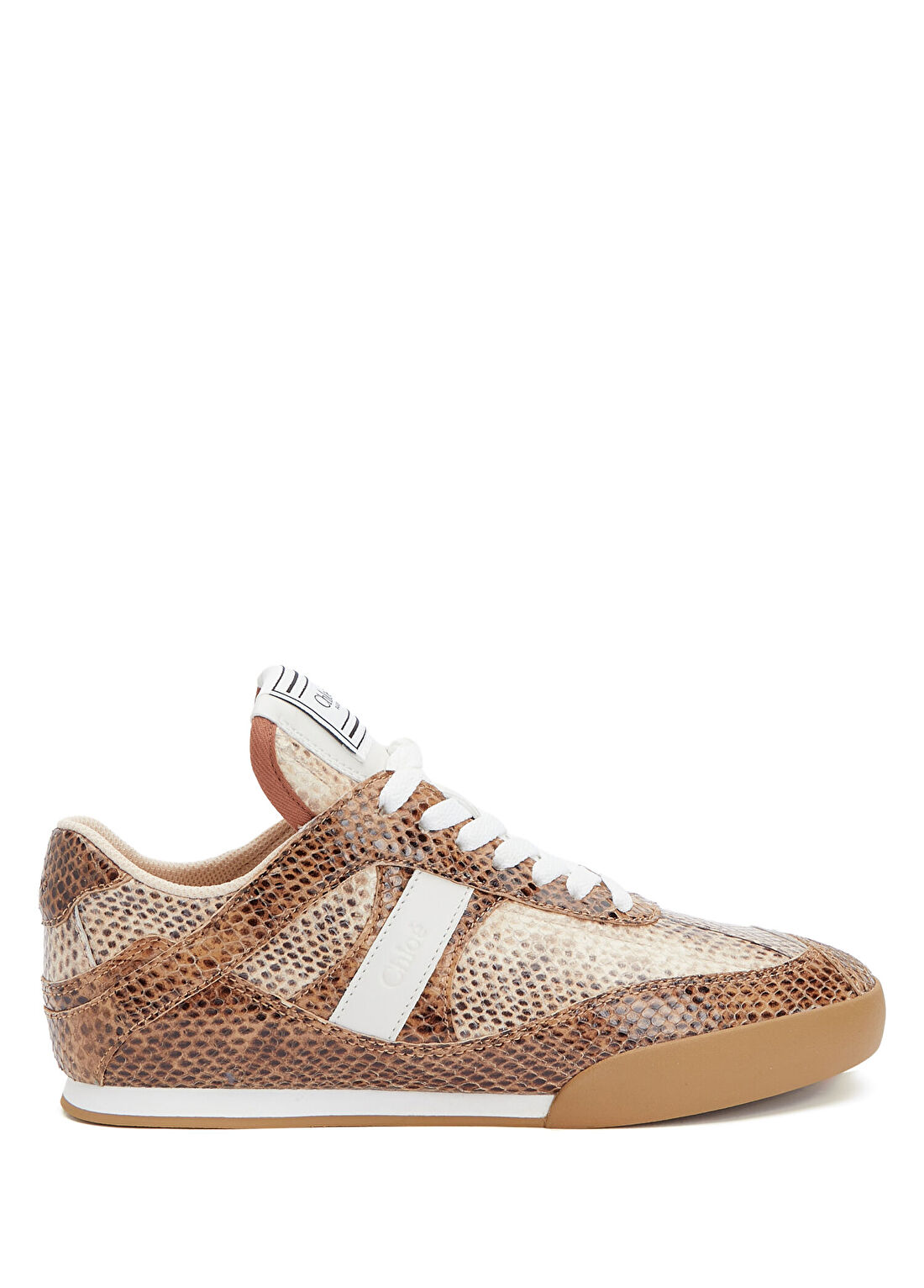 Chloe Kick Kahverengi Kadın Deri Sneaker
