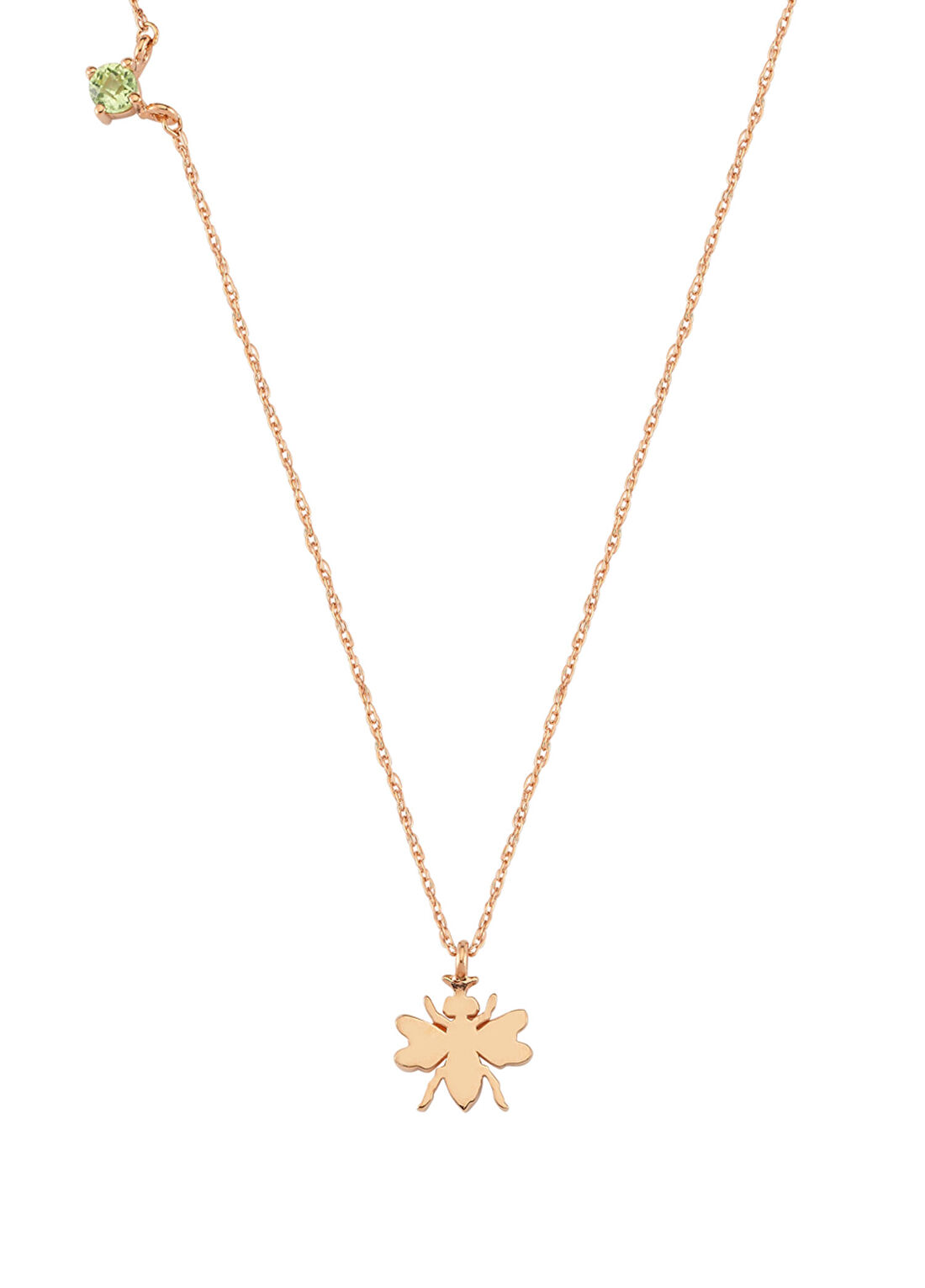 Bee Goddess Gold Taşlı Kadın Altın Kolye