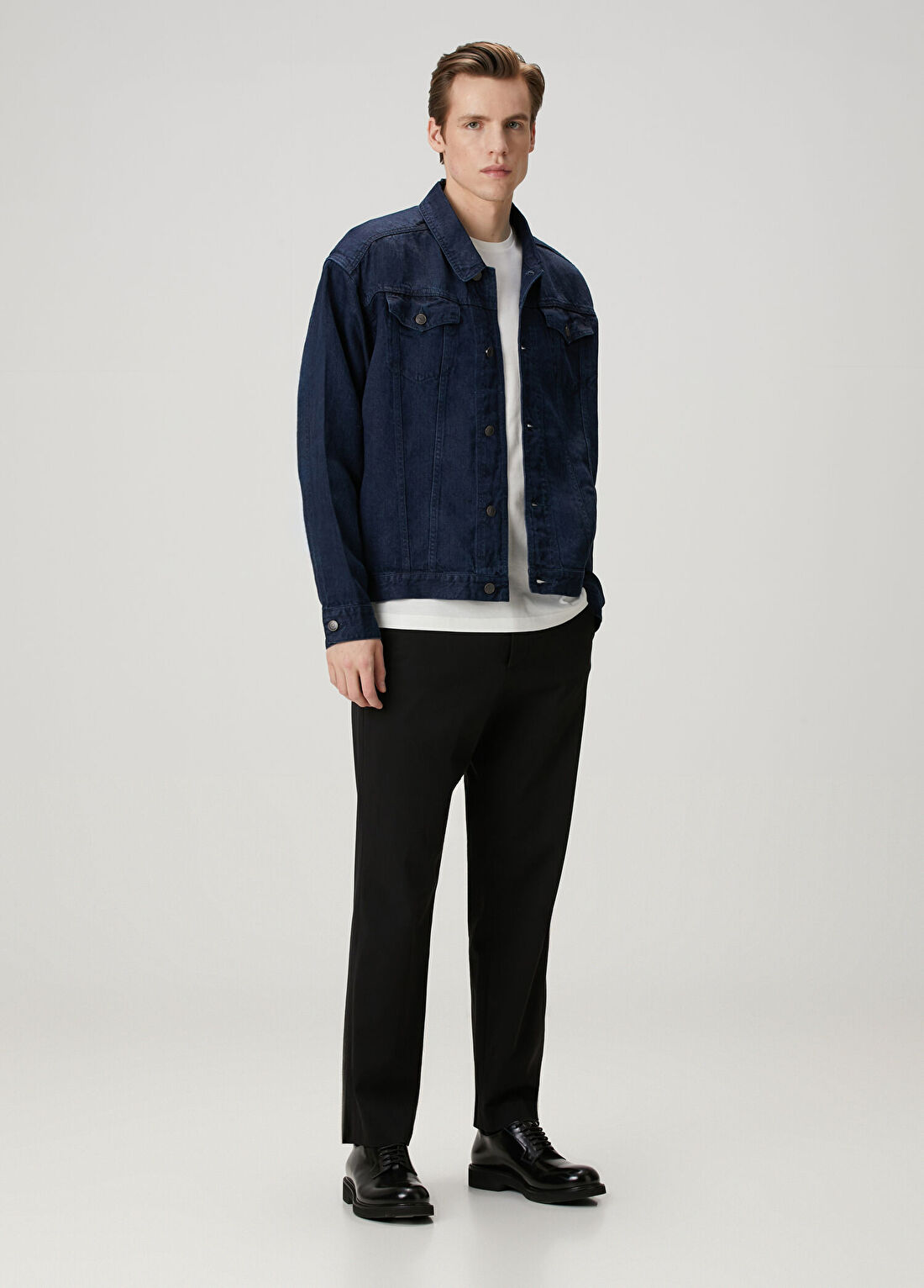 The Row Seb Lacivert Denim Ceket görsel 2
