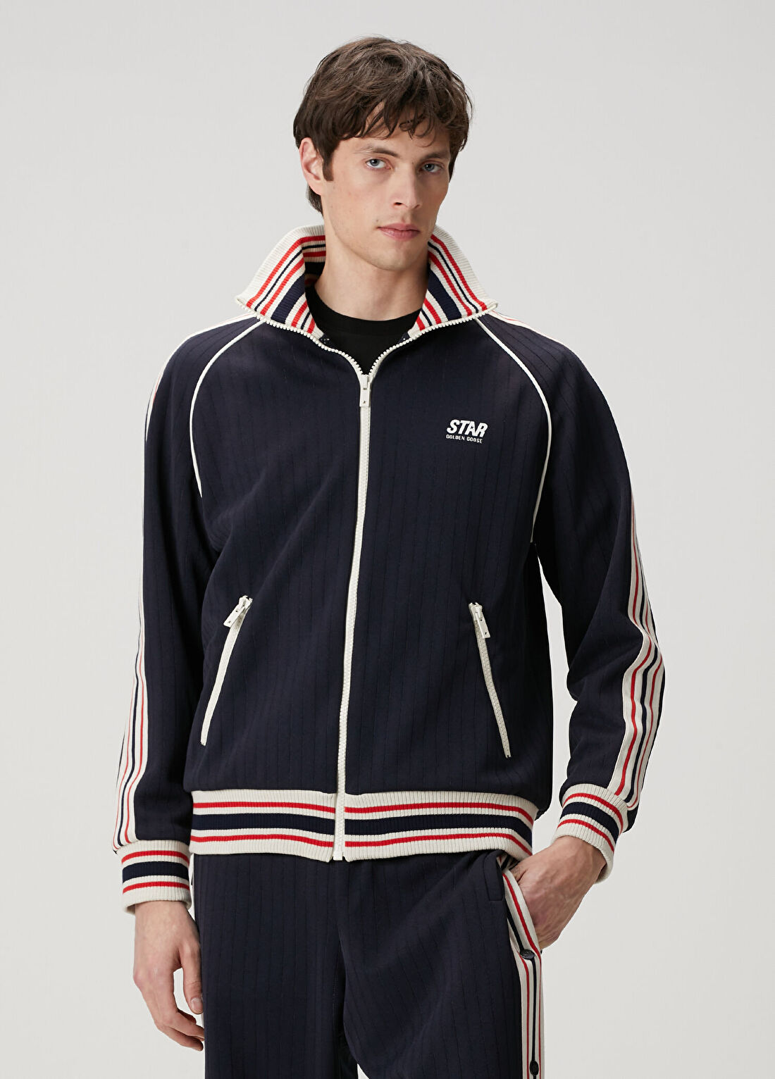 Golden Goose Star Koyu Mavi Sweatshirt