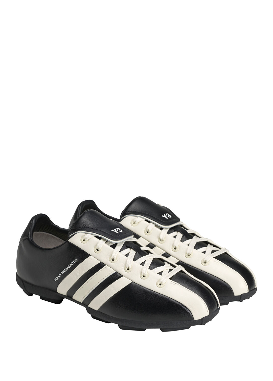 Y-3 Field Siyah Erkek Deri Sneaker görsel 2