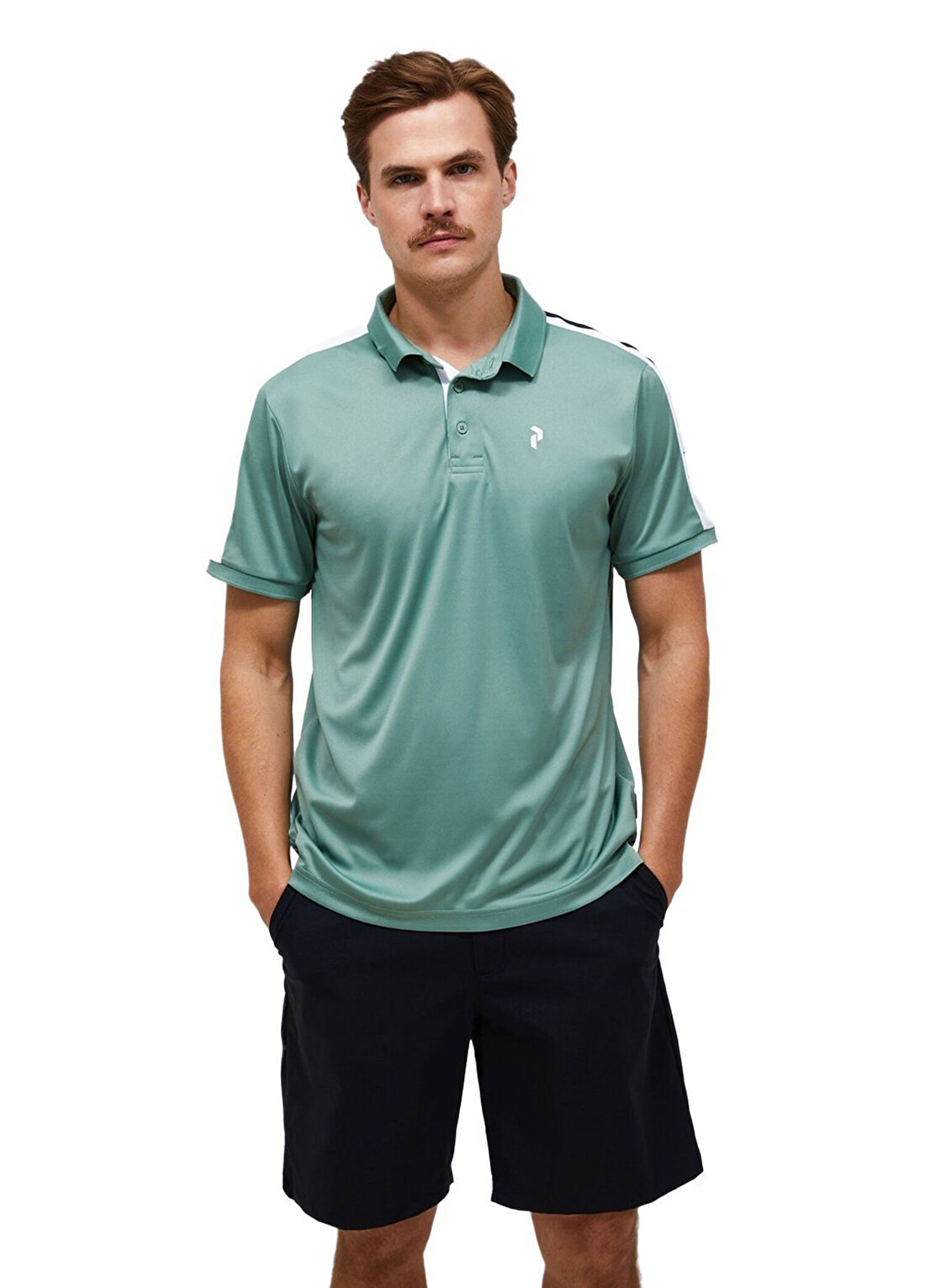 Peak Performance Player Yeşil Polo Yaka Kısa Kollu Spor T-Shirt