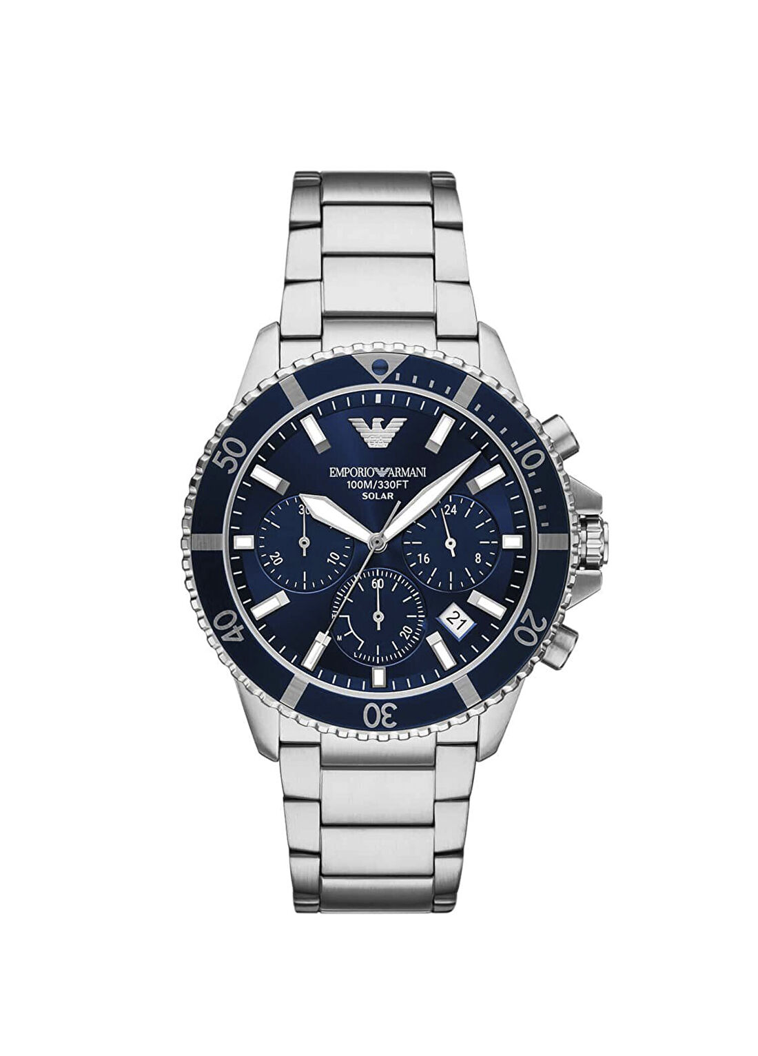 Emporio Armani AR11681 Metalik Gri Çelik Unisex Kol Saati