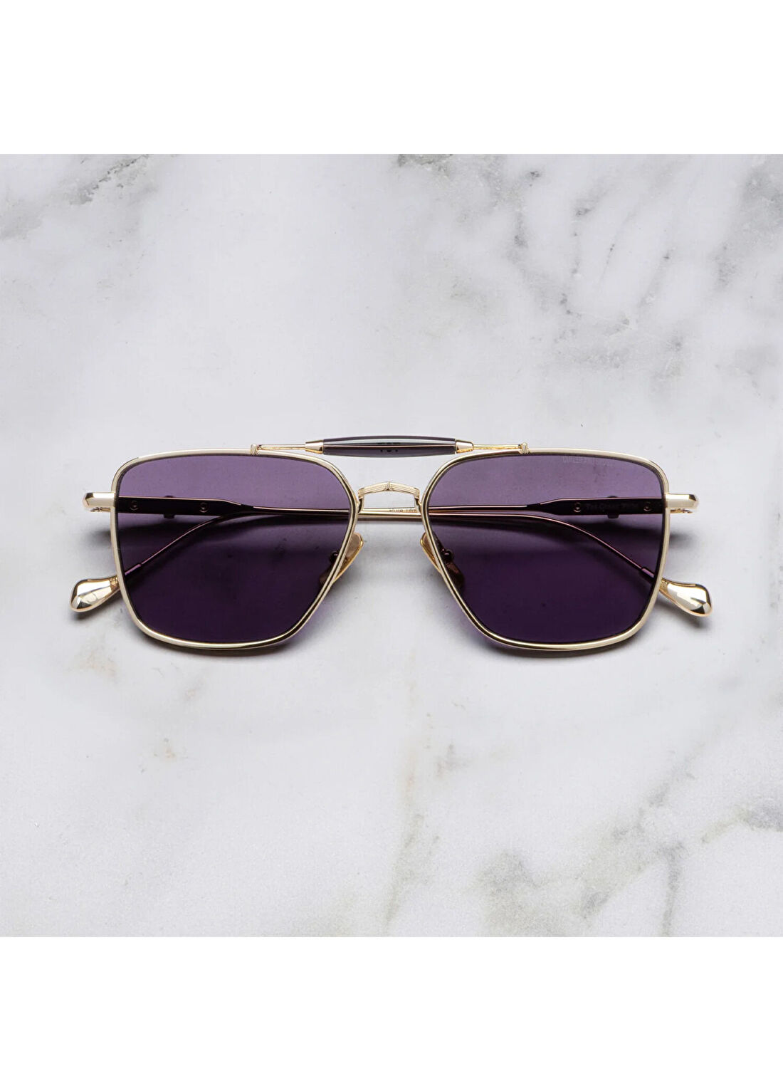 CUTLER AND GROSS GFSN027 Gold Titanyum Unisex Güneş Gözlüğü görsel 3