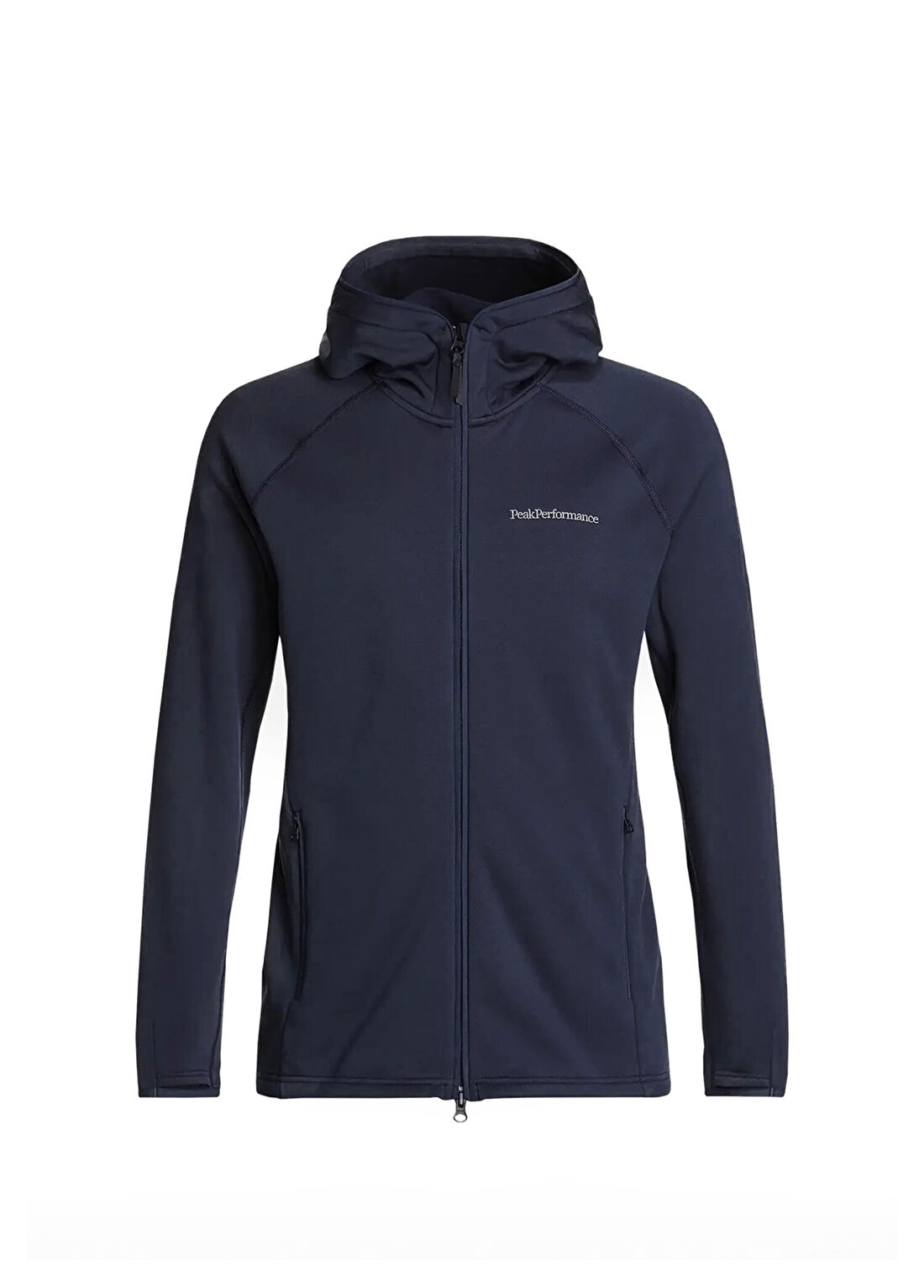 Peak Performance M Chill Light Lacivert Kapüşonlu Tam Fermuarlı Erkek Polar