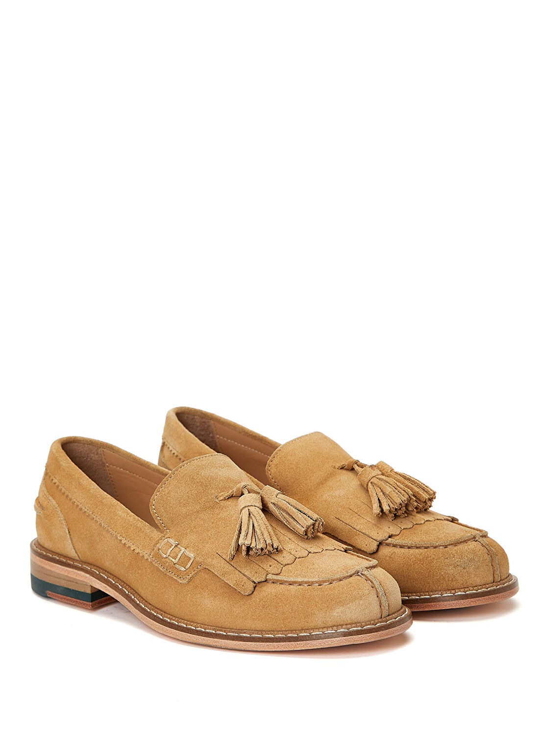 Network Camel Kadın Süet Loafer görsel 2