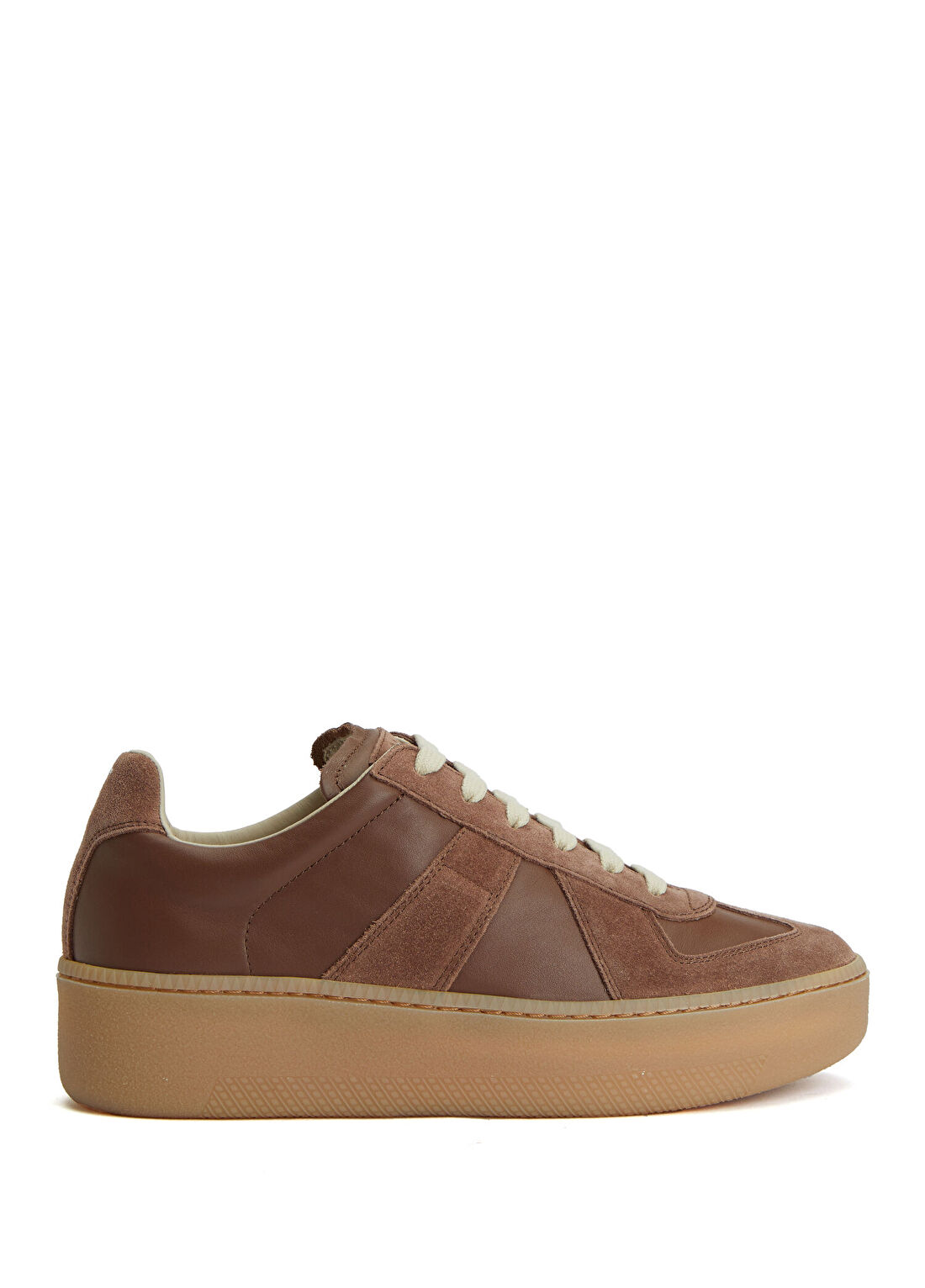 Maison Margiela Replica Taba Kadın Deri Sneaker