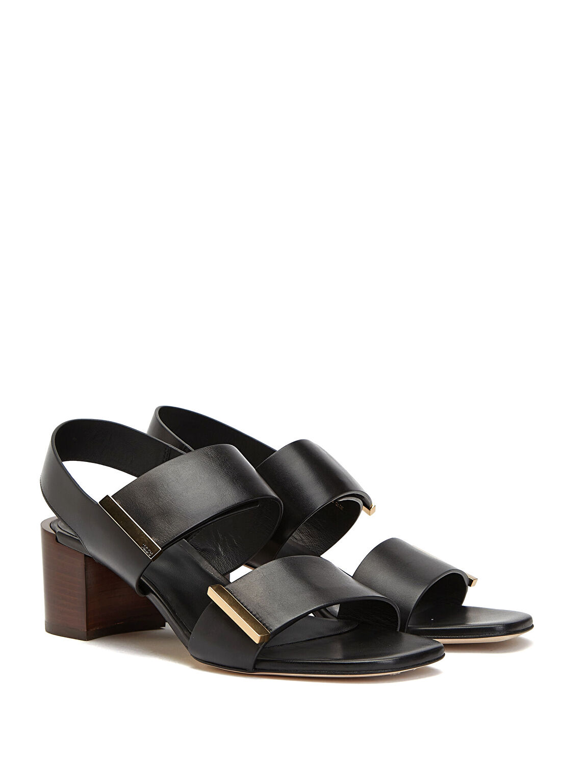 Tod's Siyah Kadın Deri Sandalet görsel 2