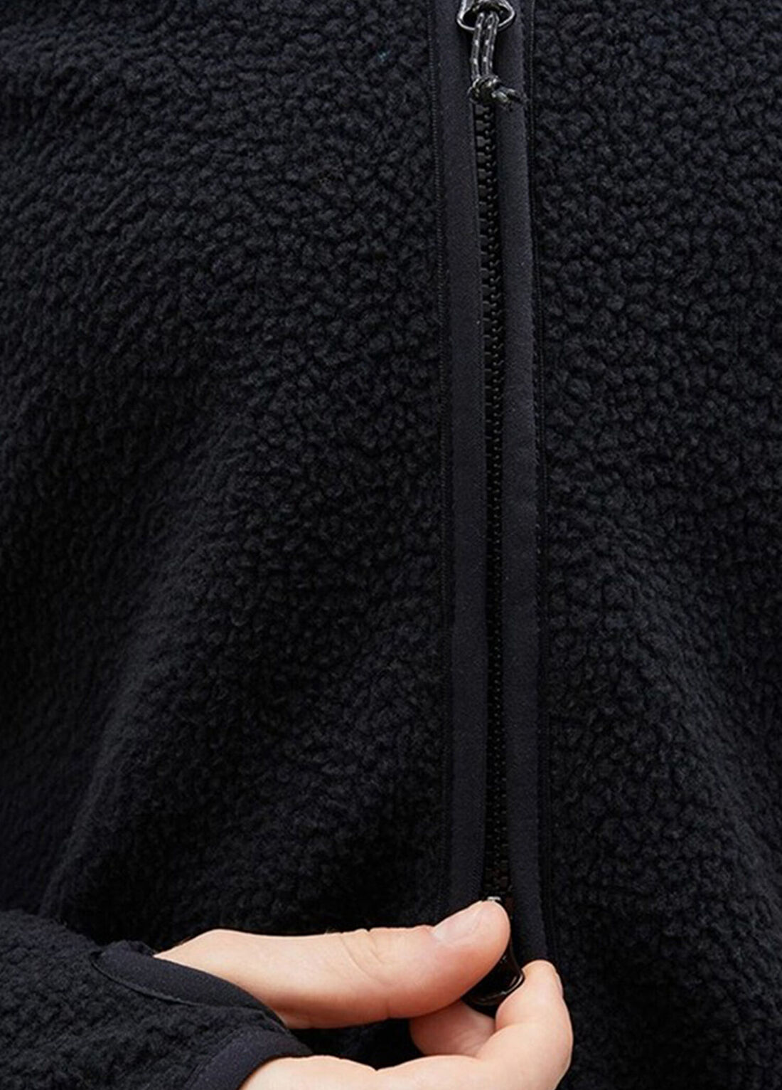 Peak Performance Pile Zip Fleece Siyah Fermuarlı Kadın Polar görsel 4