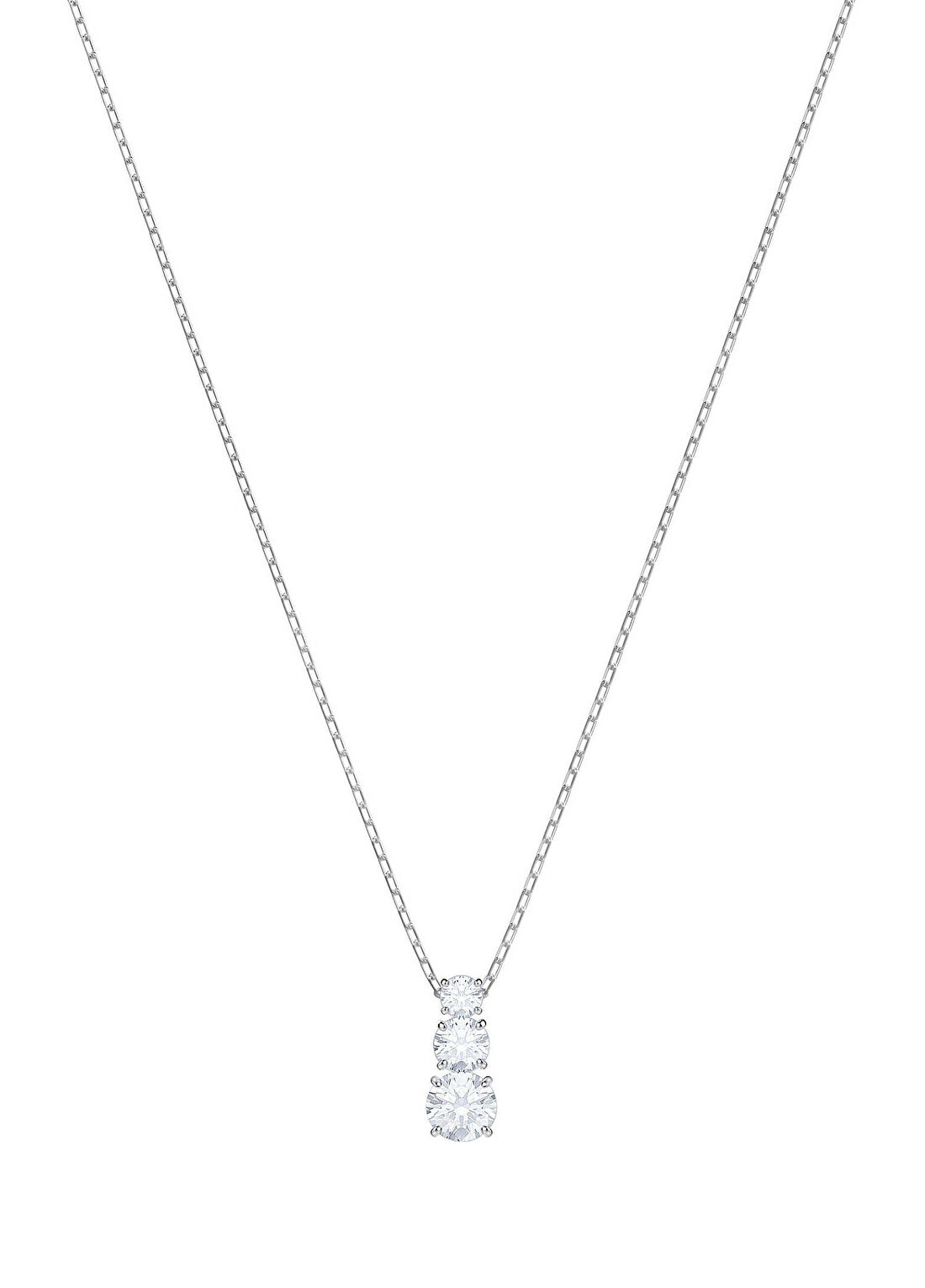 Swarovski Attract Trilogy Pendant Rnd Czwh Rhs Kadın Kolye görsel 2