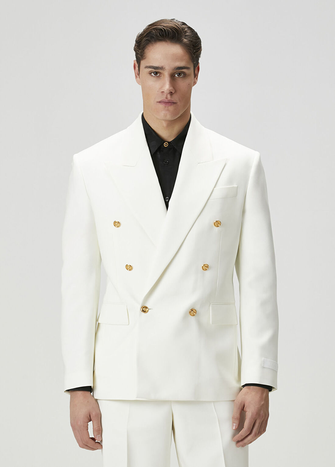 Versace Kırık Beyaz Yün Ceket görsel 2