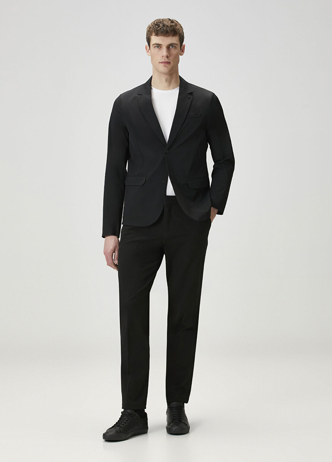 Isaora Comfy Siyah Blazer görsel 2