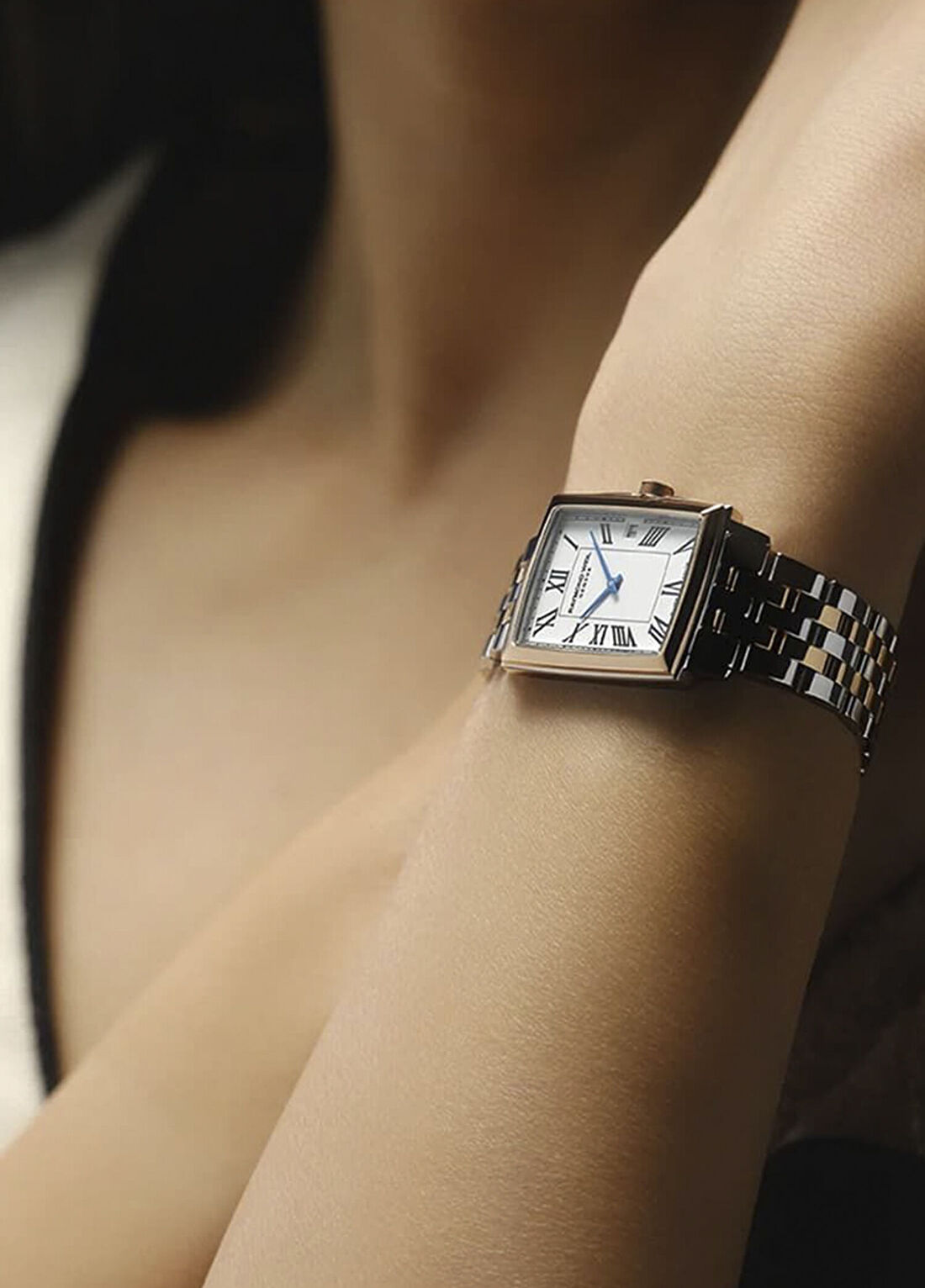Raymond Weil RW5925SP500300 Rose Gold Metalik Gri Çelik Kadın Kol Saati görsel 4