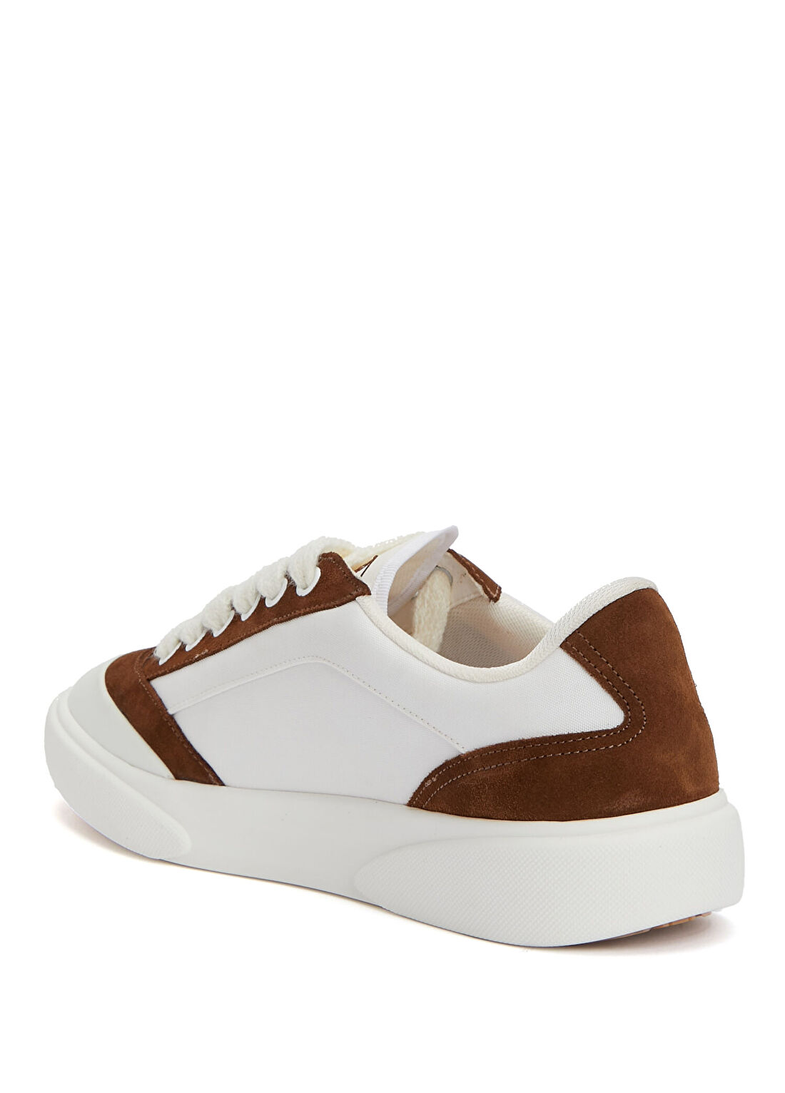 Casablanca Del Mar Kahve Beyaz Erkek Deri Sneaker görsel 3