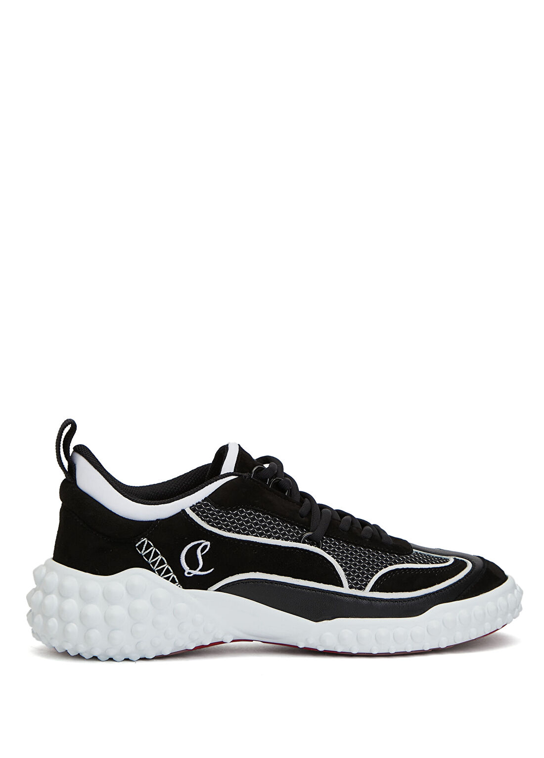 Christian Louboutin Mara Siyah Kadın Deri Sneaker