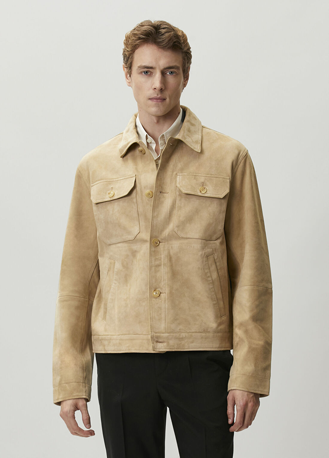Polo Ralph Lauren Bej Süet Ceket