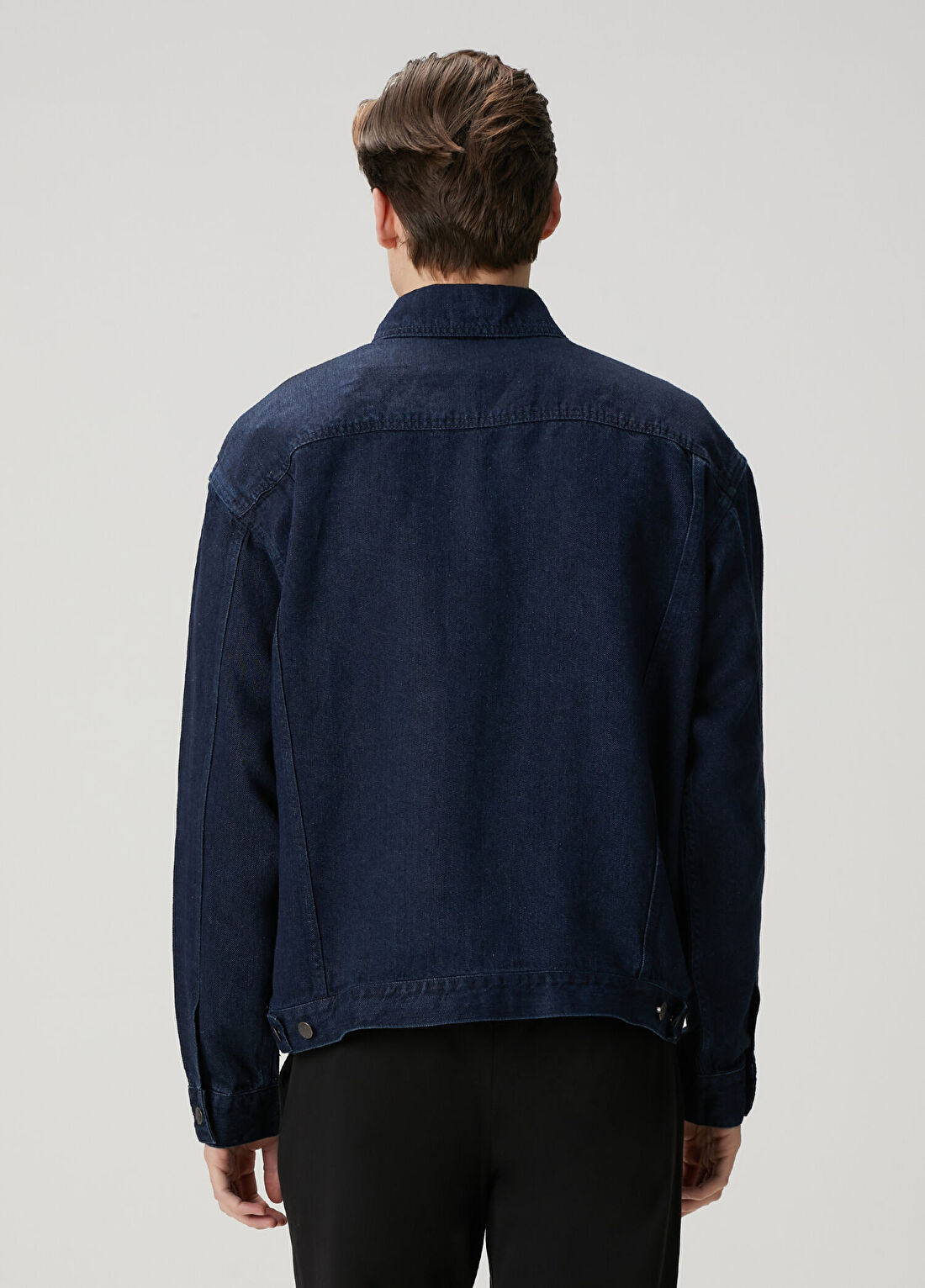 The Row Seb Lacivert Denim Ceket görsel 4