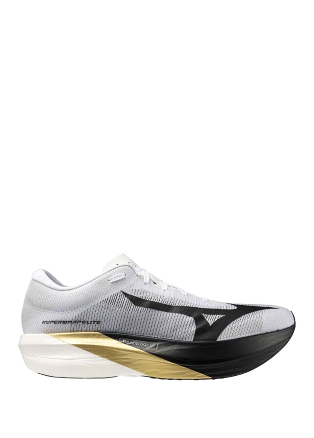Mizuno Hyperwarp Elite Gri Altın Unisex Koşu Ayakkabısı