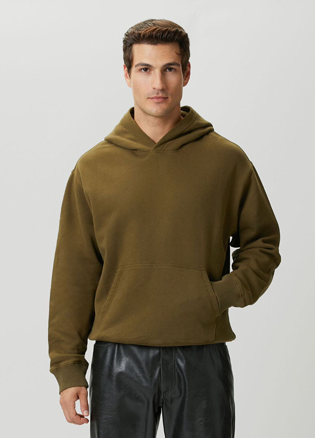 Zadig&Voltaire Sacha Haki Kapüşonlu Sweatshirt