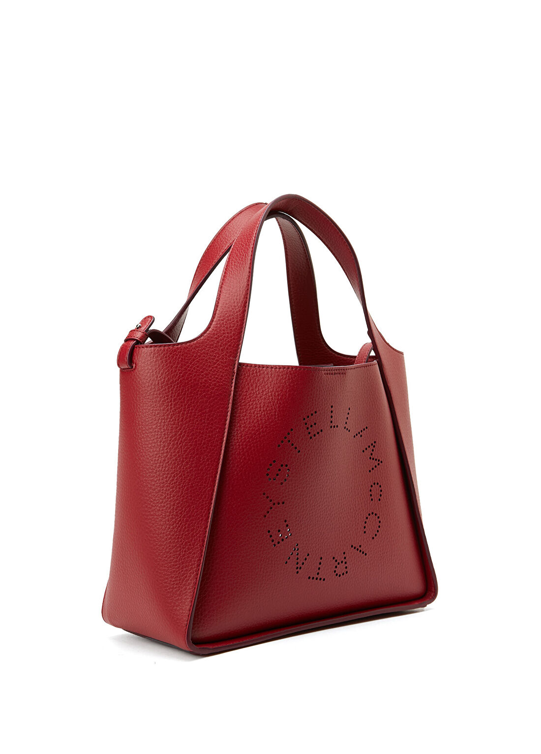 Stella McCartney Kırmızı Kadın Logo Çanta görsel 3
