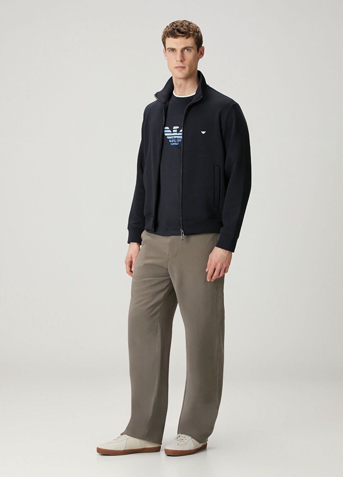 Emporio Armani Lacivert Sweatshirt görsel 2