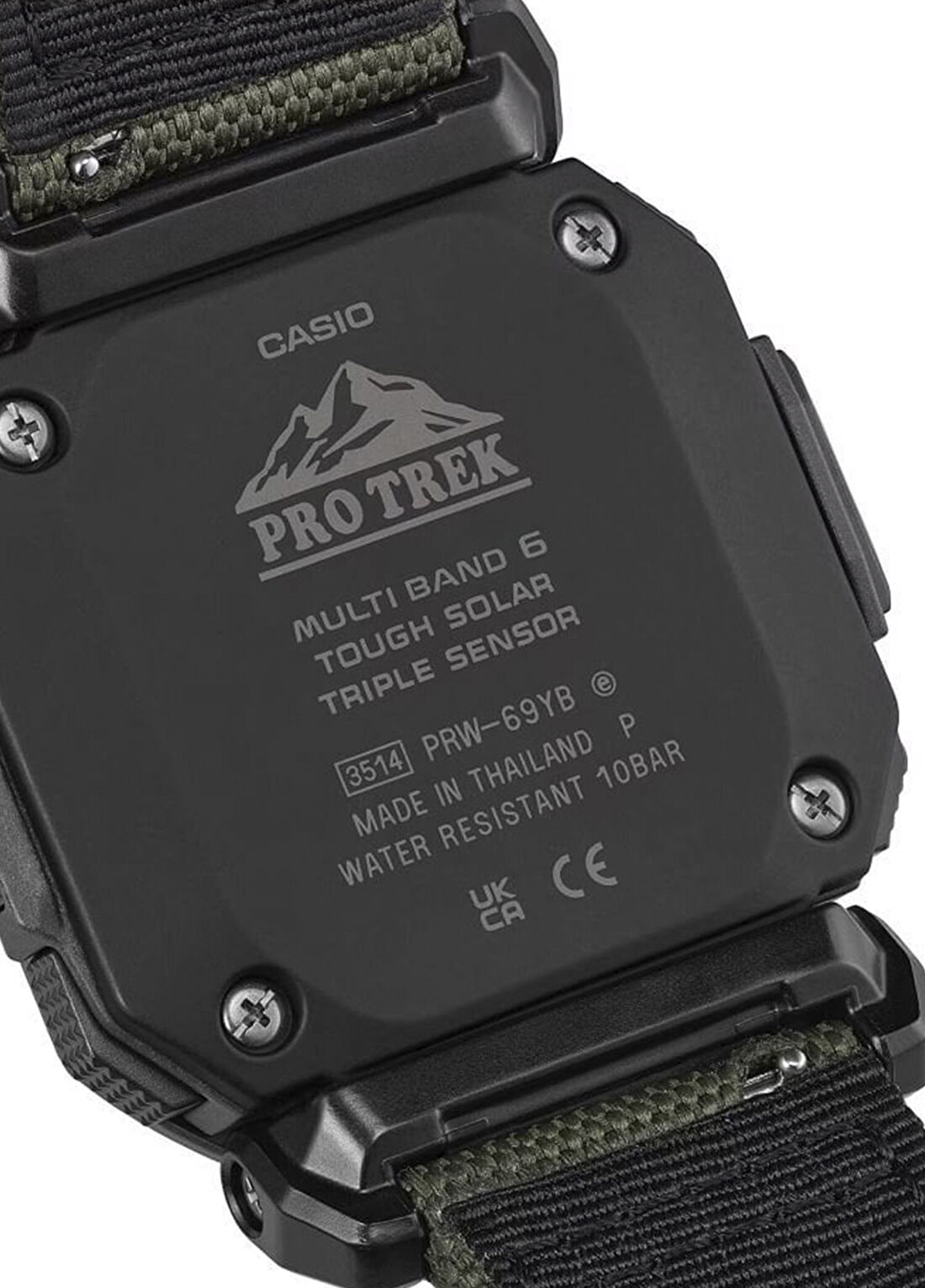 Casio PRW-69YB-3DR Yeşil Kumaş Erkek Kol Saati görsel 3