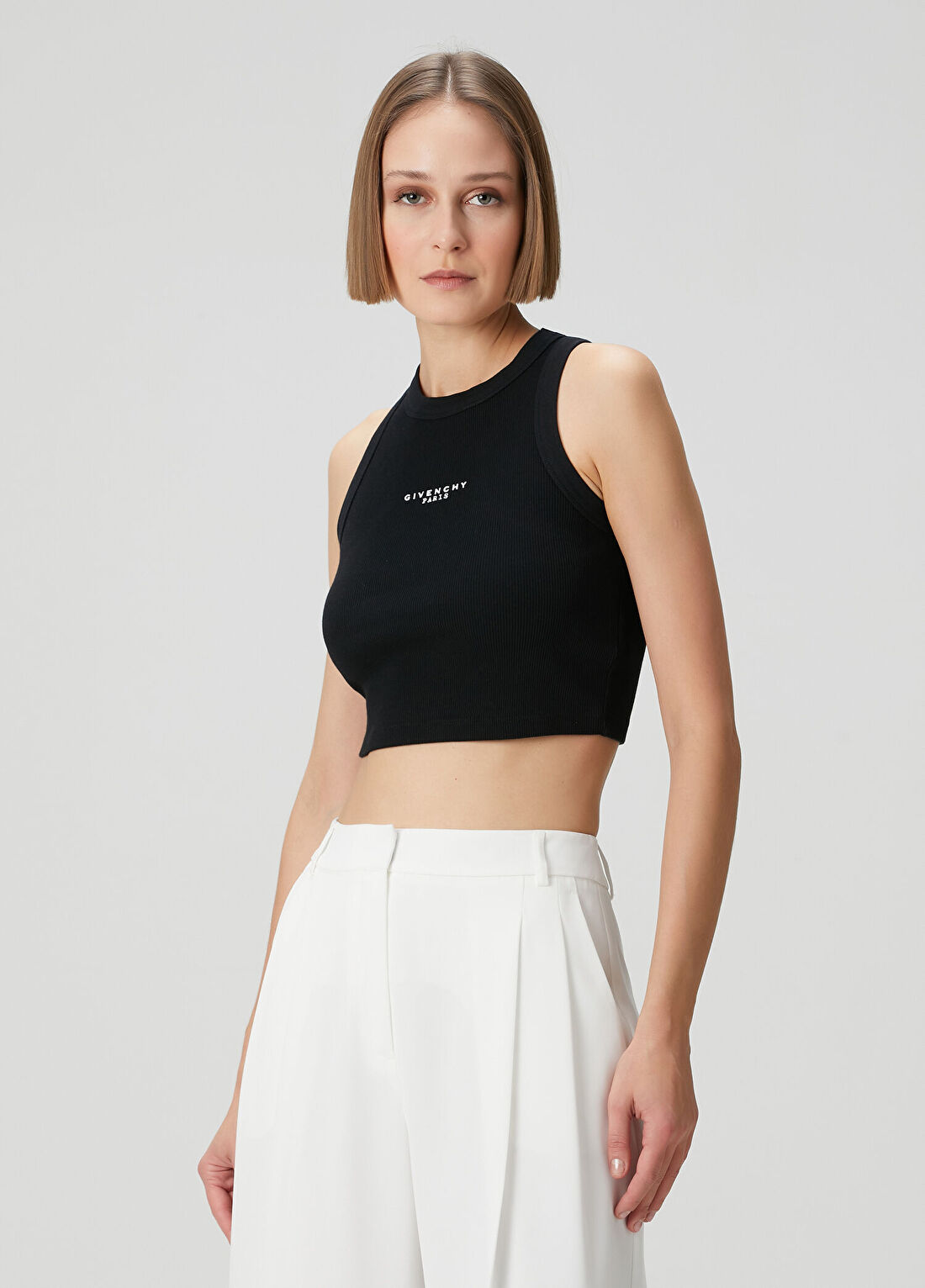 Givenchy Siyah Crop Atlet görsel 3