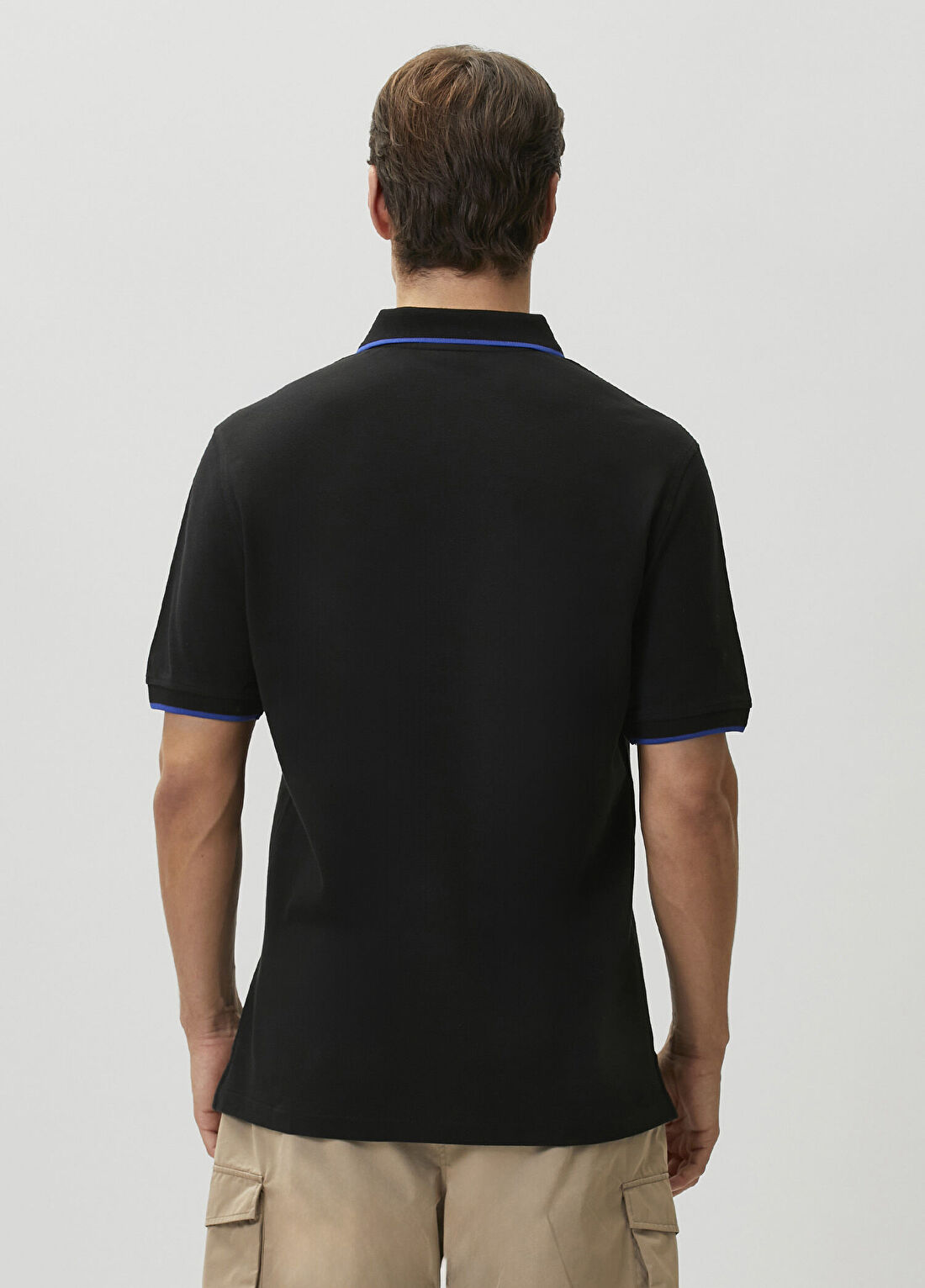 PS Paul Smith Siyah Polo T-shirt görsel 4