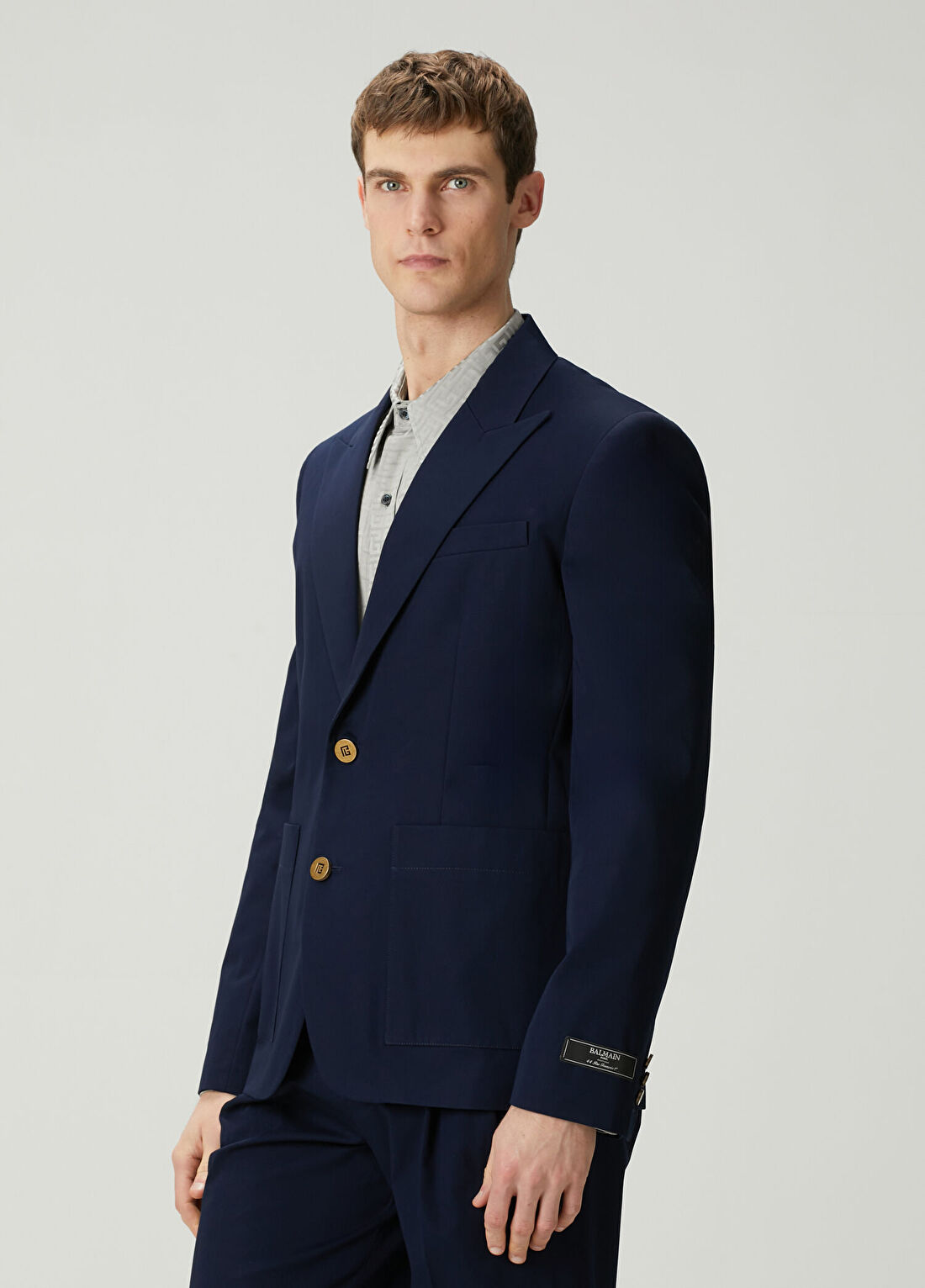 Balmain Lacivert Ceket görsel 3