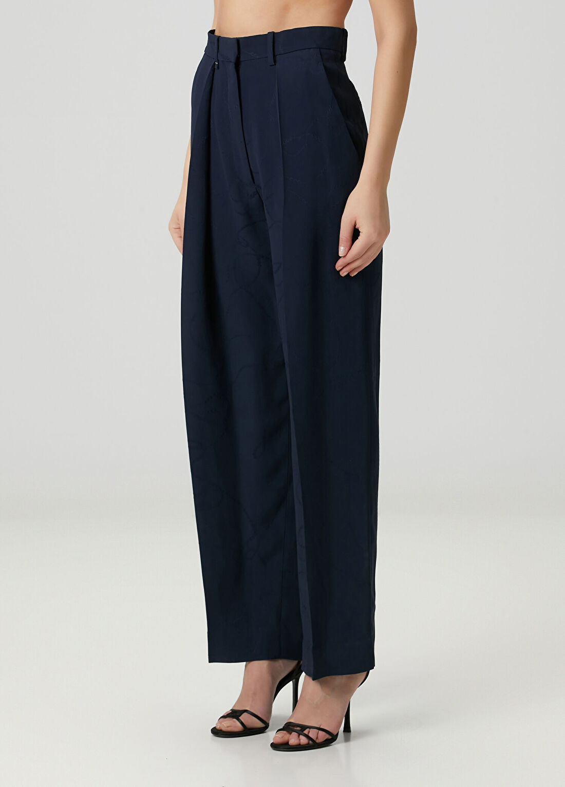 Victoria Beckham Lacivert Pantolon görsel 2