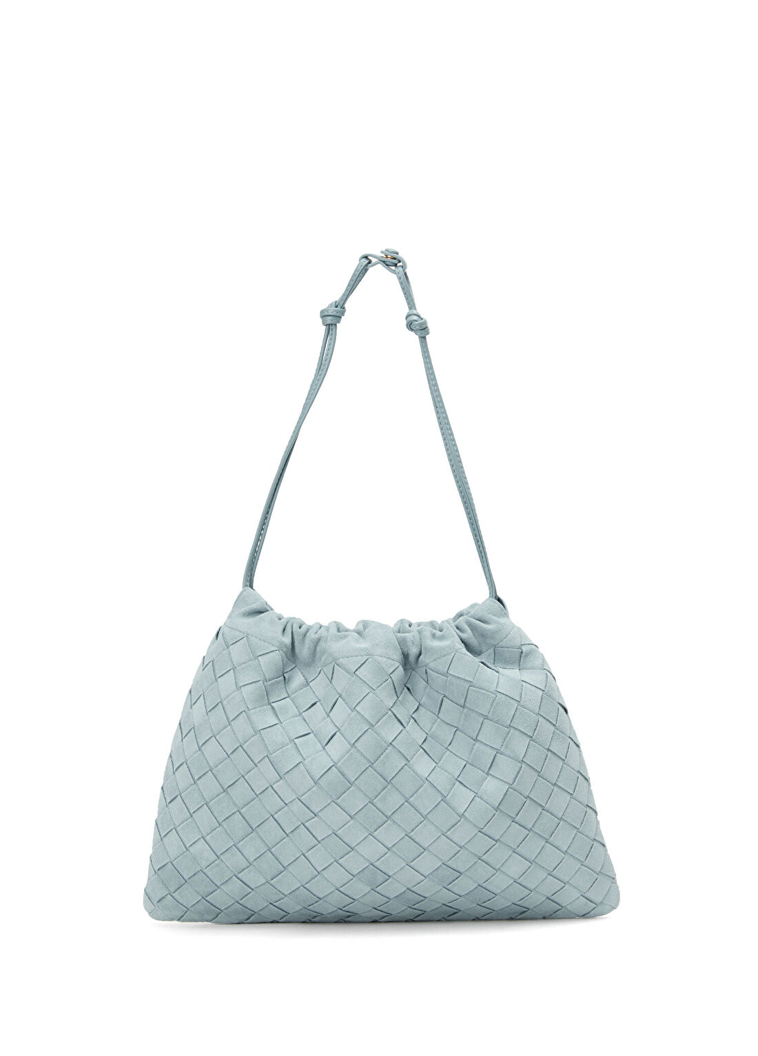 Bottega Veneta Dustbag Medium Açık Mavi Kadın Süet Çanta