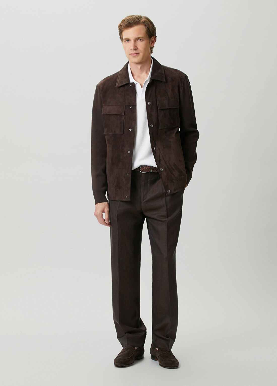 Beymen Collection Margutto Kahverengi Yün Pantolon
