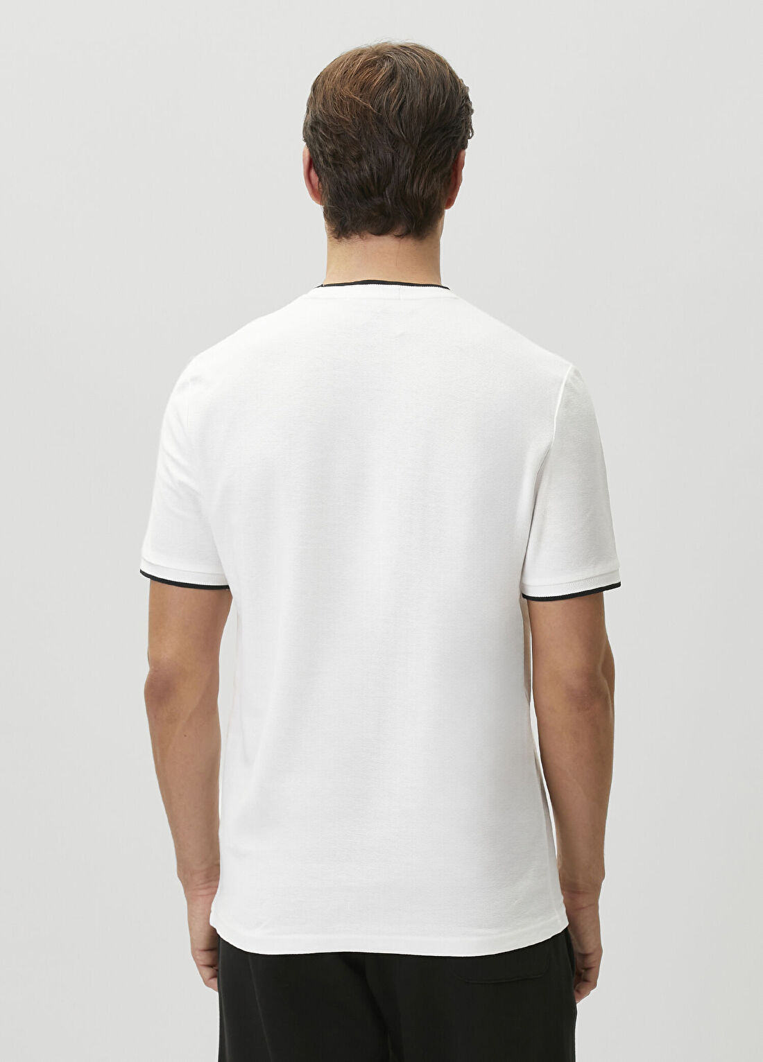 Fred Perry Beyaz Pike T-shirt görsel 4