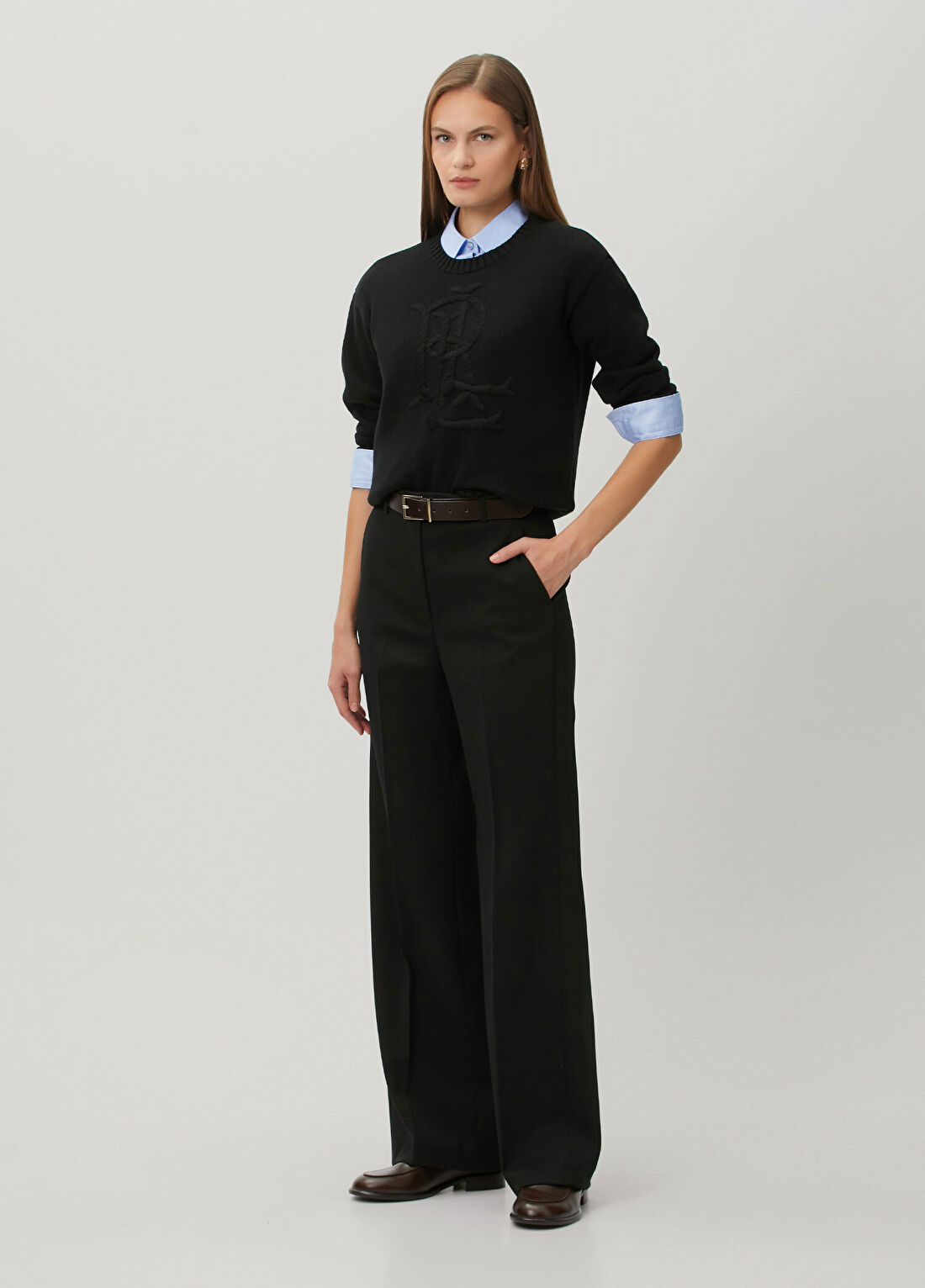 Lauren Ralph Lauren Siyah Kazak görsel 2