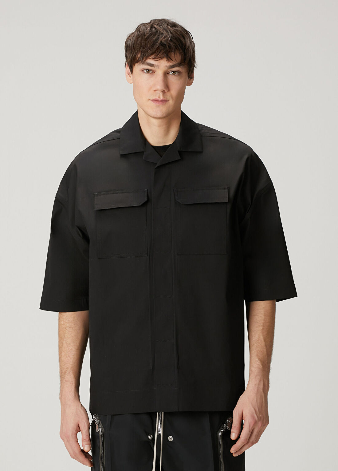 Rick Owens Siyah Gömlek