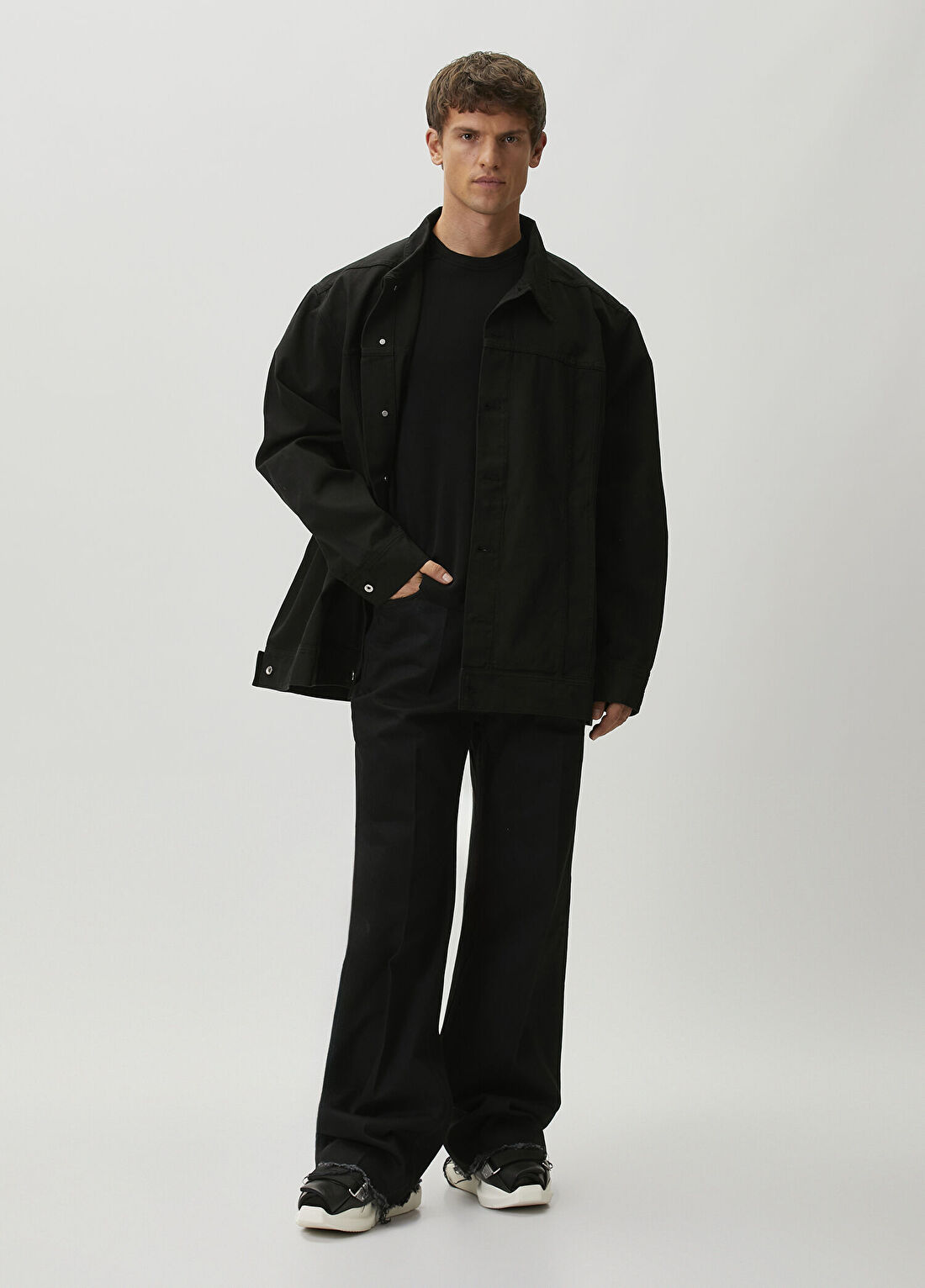 Rick Owens Siyah Jean Pantolon