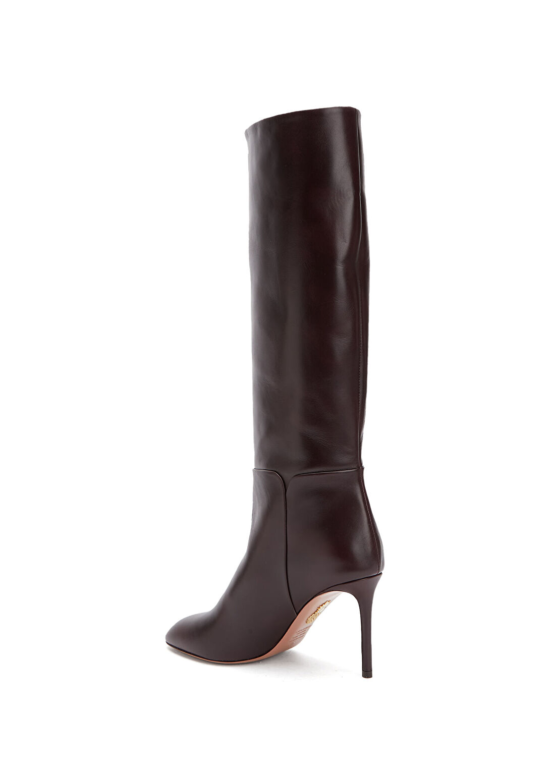 Aquazzura Sellier Bordo Kadın Deri Çizme görsel 3
