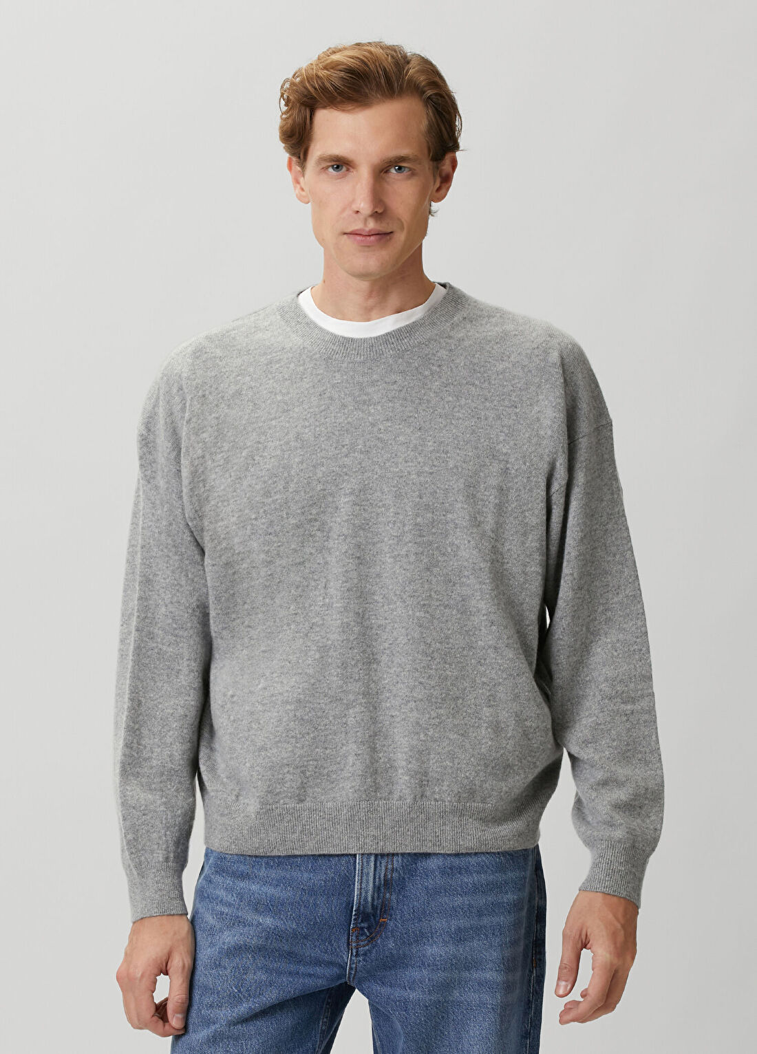 Frame Denim Lightweight Gri Kaşmir Kazak