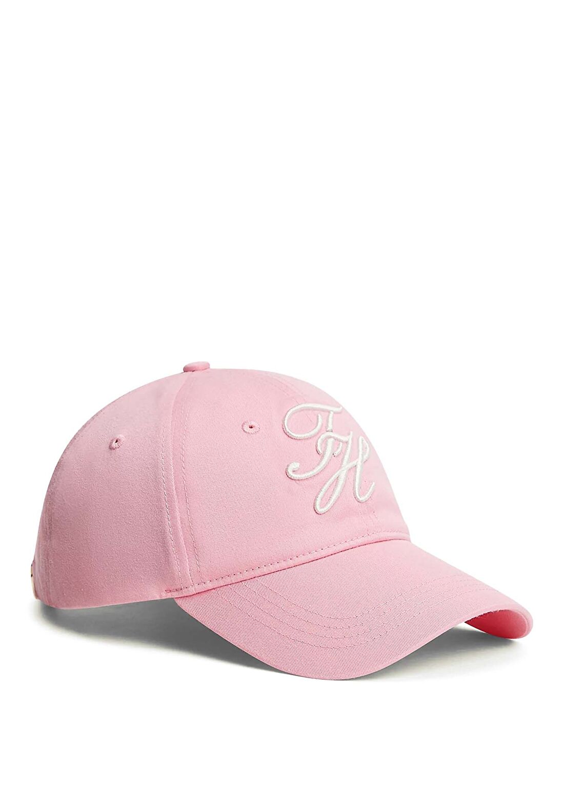 Tommy Hilfiger Pembe Logo Nakışlı Kadın Şapka
