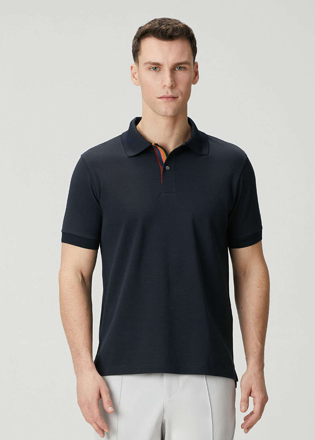 Paul Smith Lacivert Polo Yaka T-shirt