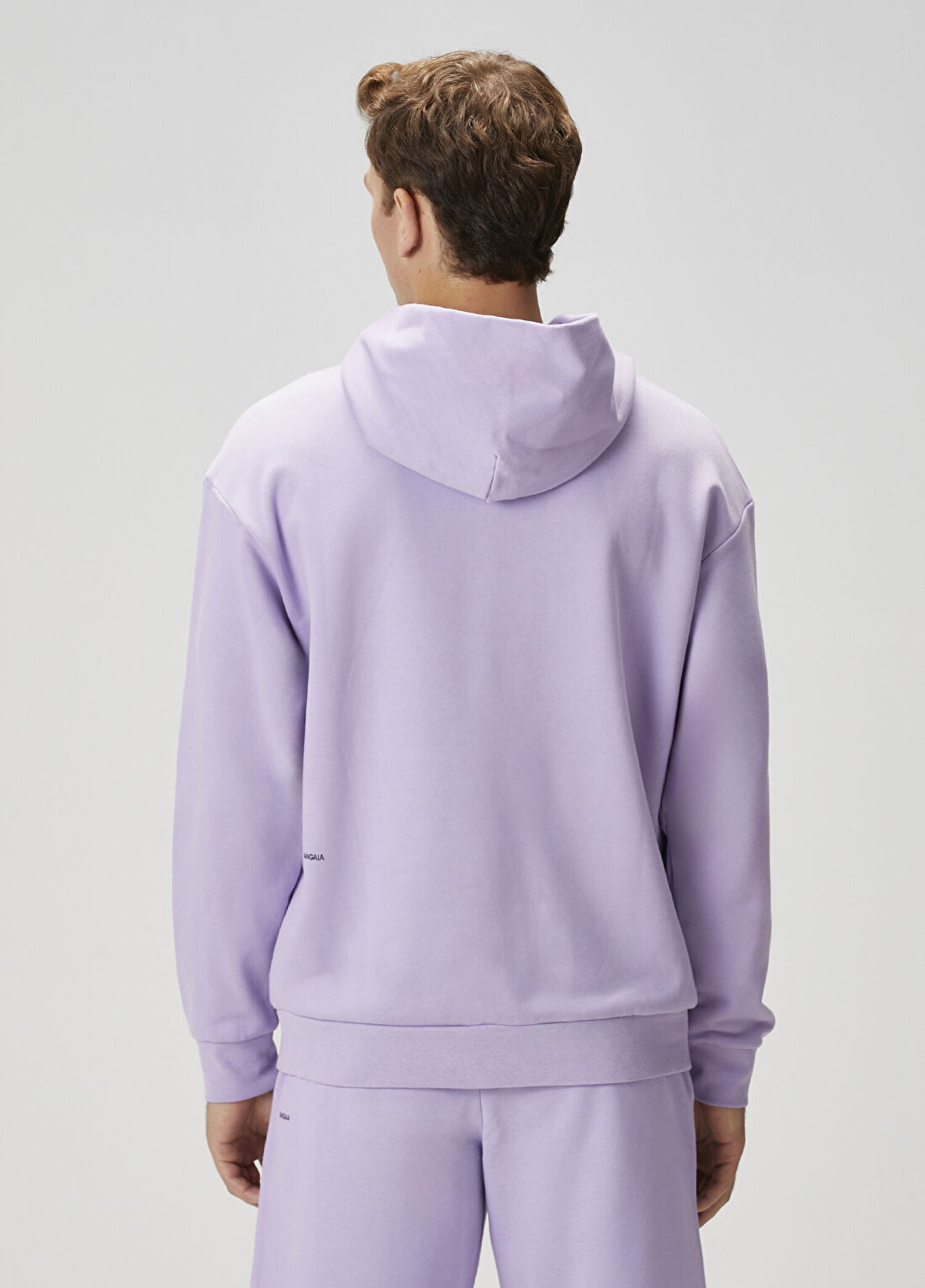 Pangaia Lila Kapüşonlu Sweatshirt görsel 4
