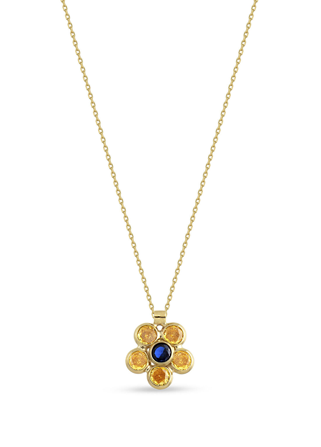 Orena Jewelry Daisy 14 Ayar Altın Kadın Kolye