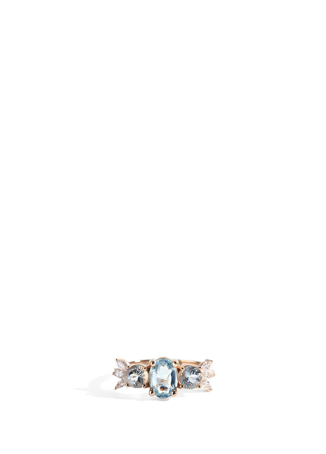 The Anoukis Bliss Ring Pırlantalı 14 Ayar Altın Kadın Yüzük