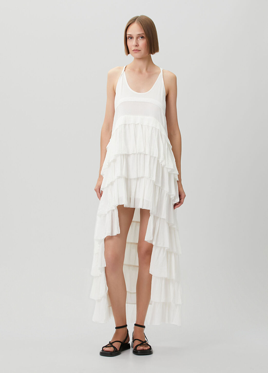 AllSaints Cavarly Beyaz Elbise