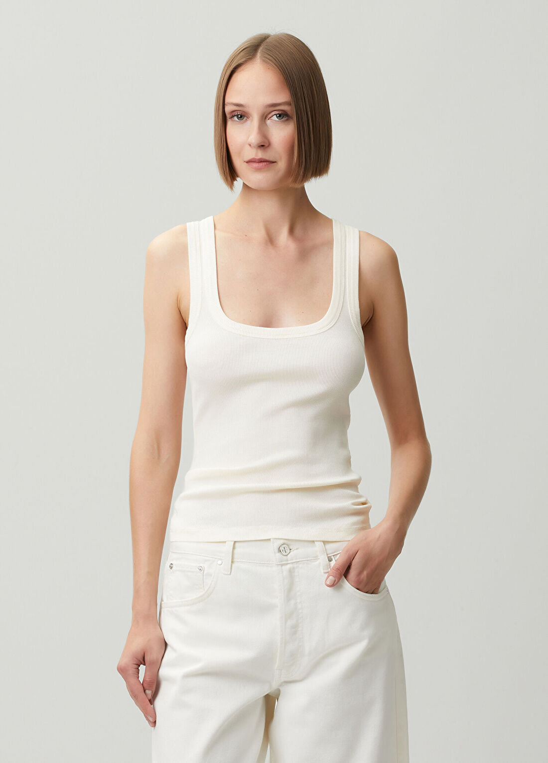 Jacquemus Beyaz Ribli Atlet