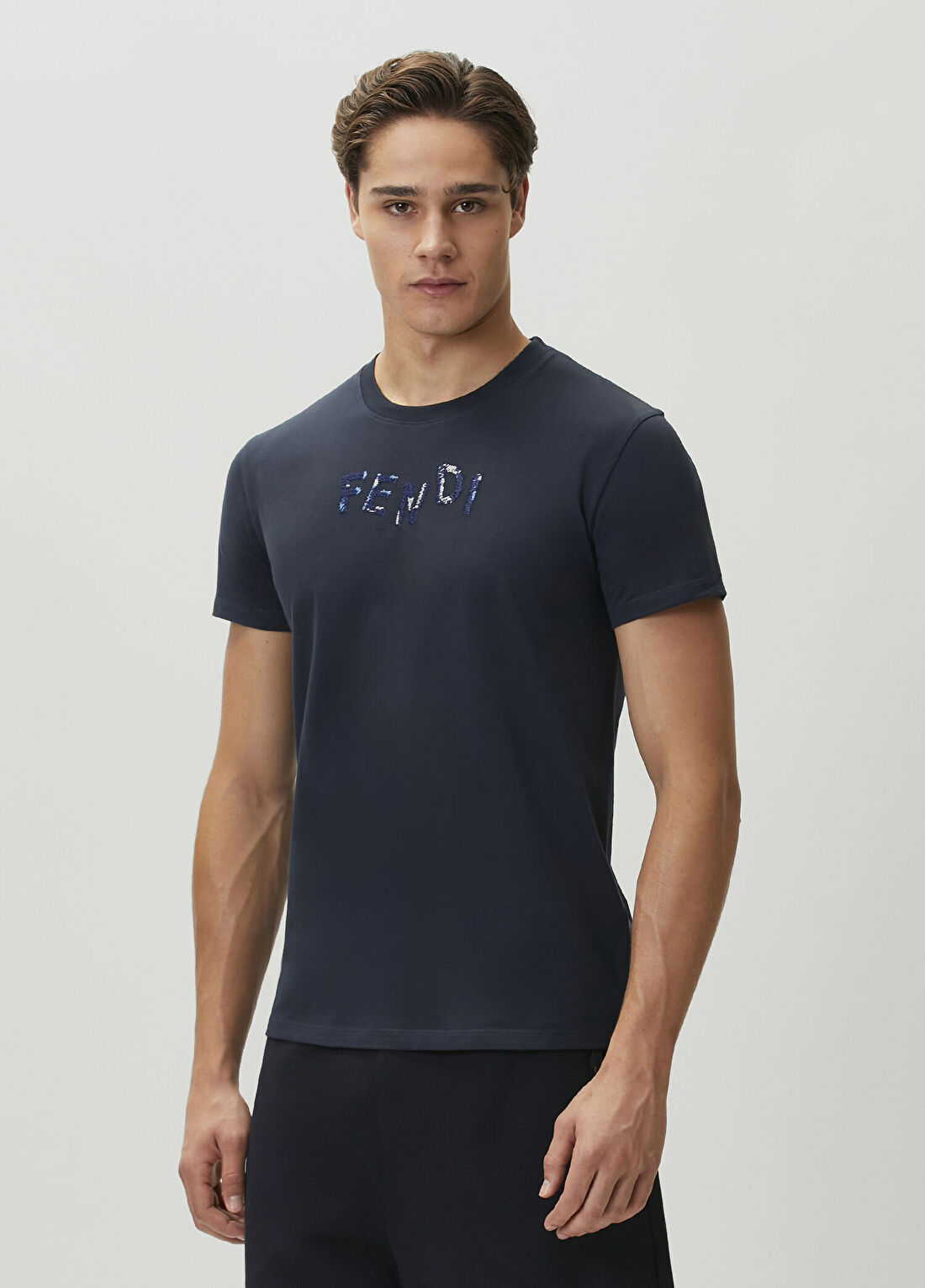 Fendi Lacivert T-shirt görsel 3